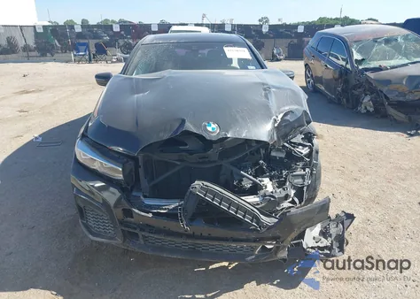 2021 BMW 740I из США, поврежденный, VIN WBA7T2C06MCF16493